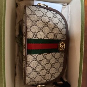 Gucci crossbody converted from Ophidia cosmetic case travel pouch